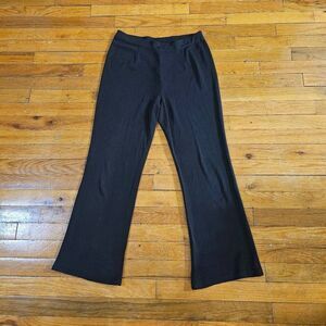 MISOOK Pants Woman XS Brown Pull On Ponte Knit High Waist